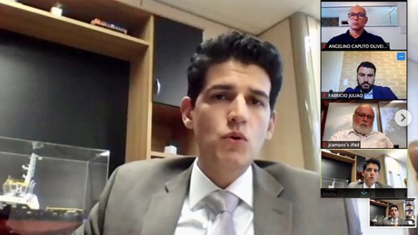 Marcelo Sampaio, Secretário-Executivo do Ministério da Infraestrutura, participou na tarde desta segunda (20) da Videoconferência promovida pelo Fórum Nacional Brasil Export