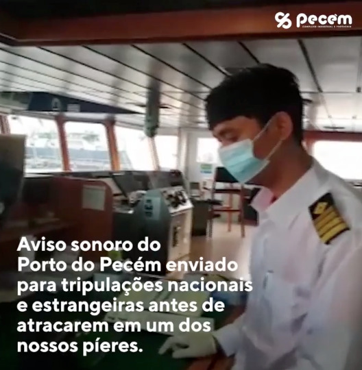 Comandantes de navios estão recebendo aviso sonoro antes mesmo da atracação no Porto do Pecém