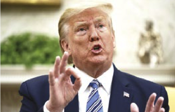 Trump cita "grande surto"no Brasil e sugere restringir voos