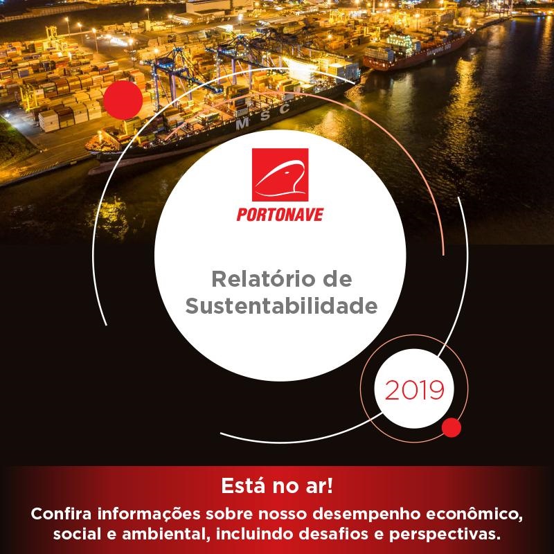 Portonave publica relatório de sustentabilidade de 2019