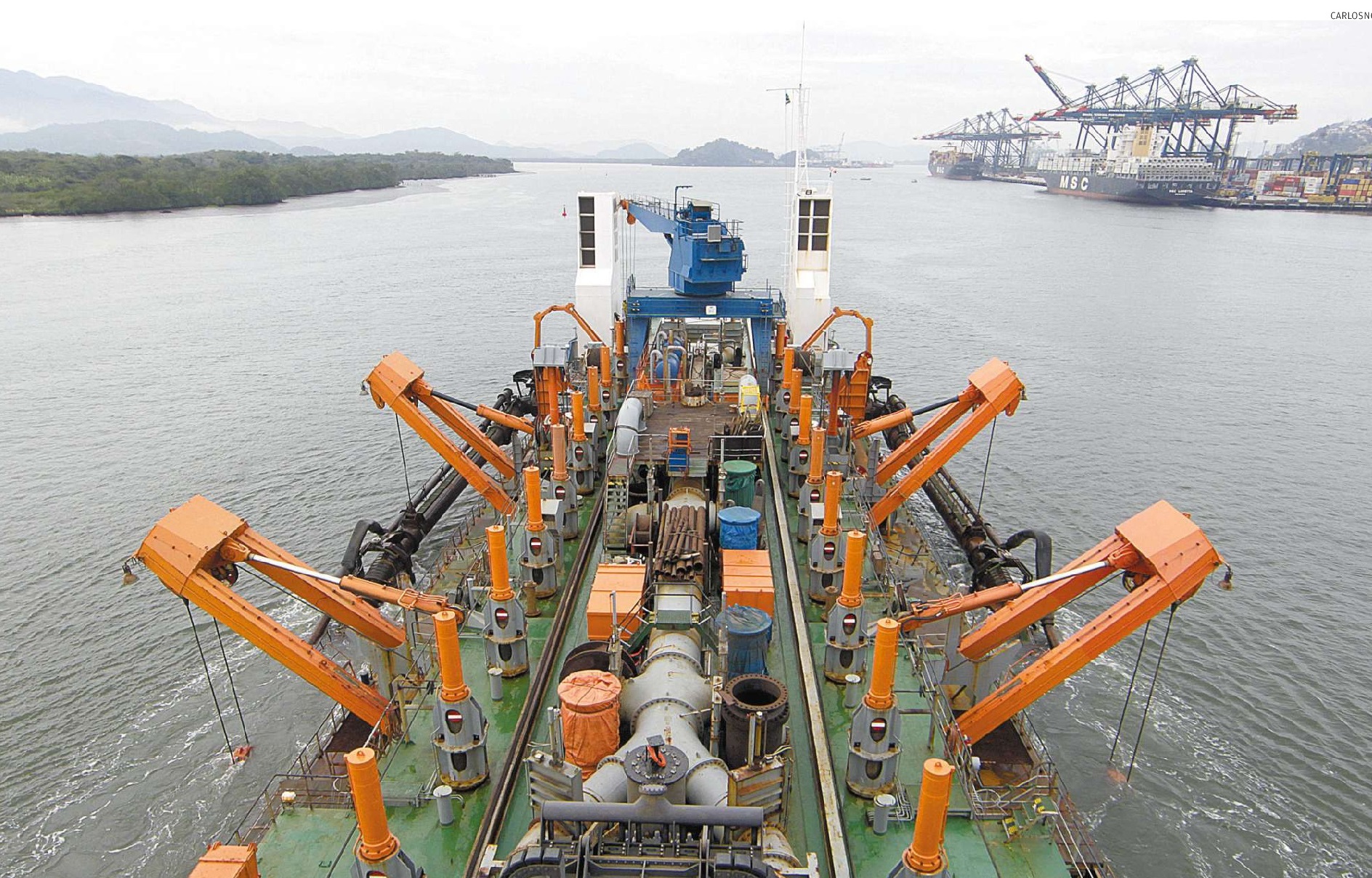 Justiça libera contrato da dragagem do Porto de Santos