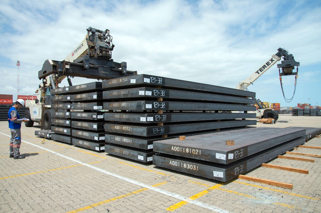 Porto do Pecém atinge a marca de 10 milhões de toneladas de placas de aço movimentadas