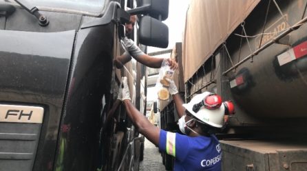 Copersucar promove ação de solidariedade no Porto de Santos/SP