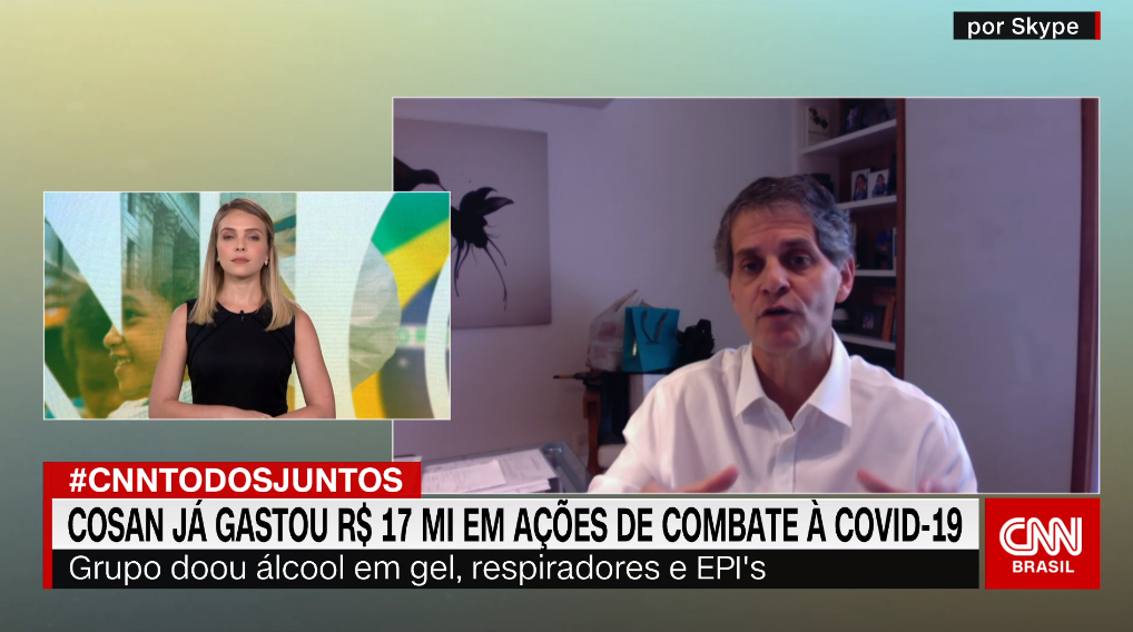 Cosan mobiliza todas suas marcas para ajudar no combate a Covid-19