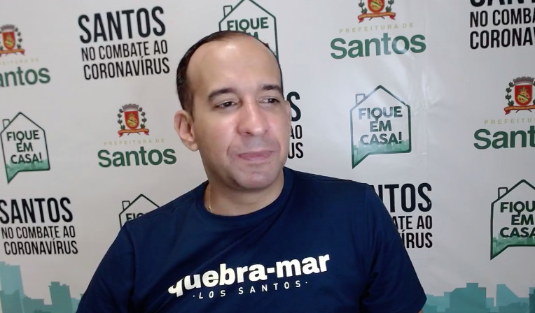 Confira a live do Prefeito de Santos, Paulo Alexandre Barbosa