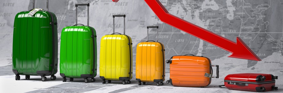 Turismo e transportes perderam 72% da receita com pandemia