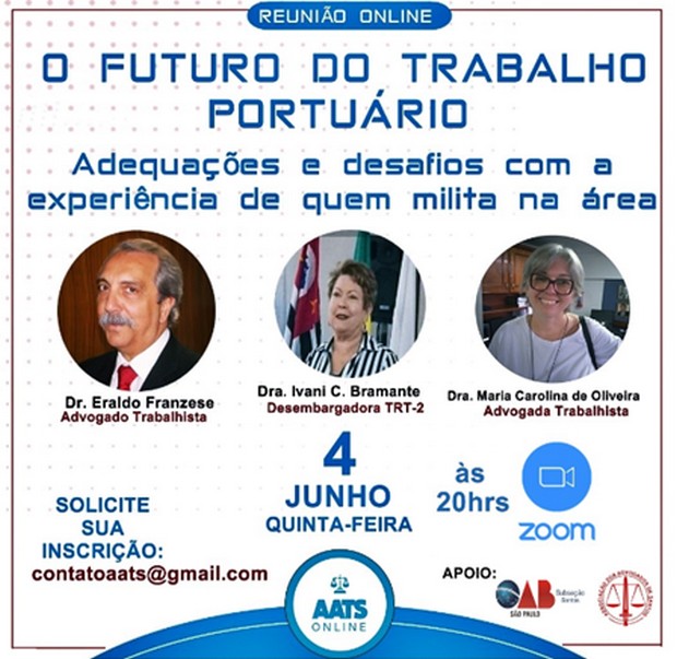 Videoconferência discute o futuro do trabalho portuário