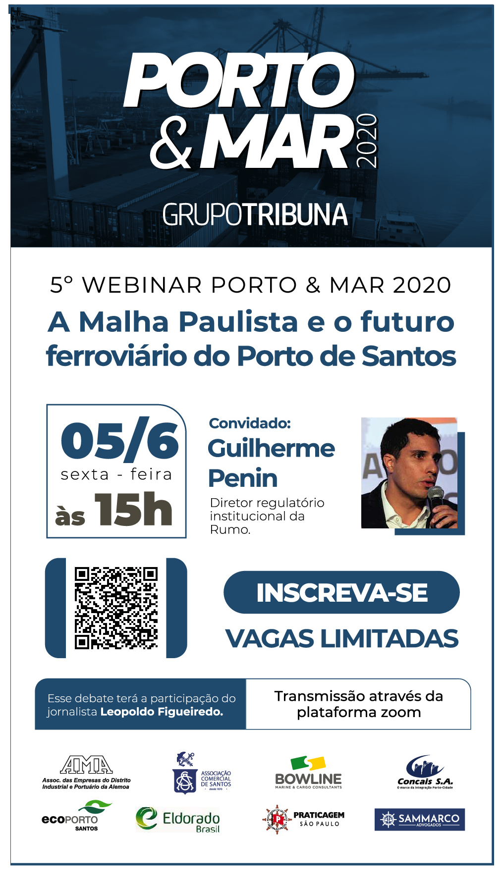 Webinar debaterá ferrovia