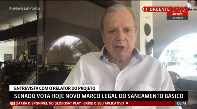 Senadores podem votar hoje marco legal capaz de deslanchar saneamento básico no país