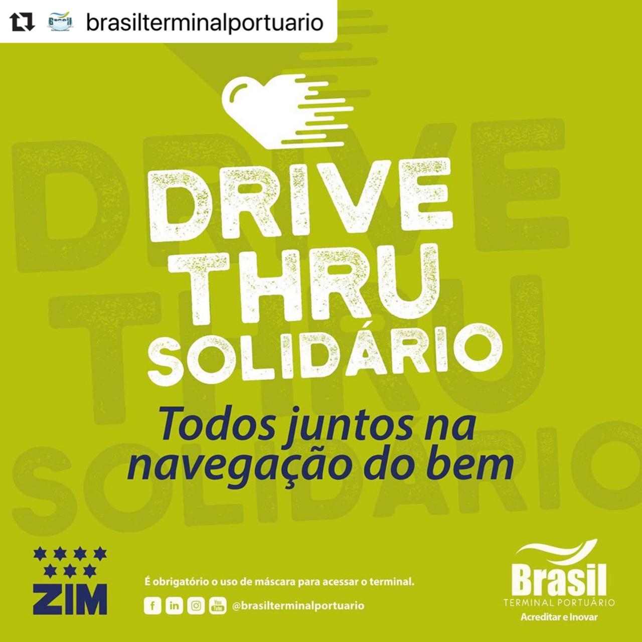 Neste sábado, BTP promoverá a ação inédita “Drive Thru Solidário”
