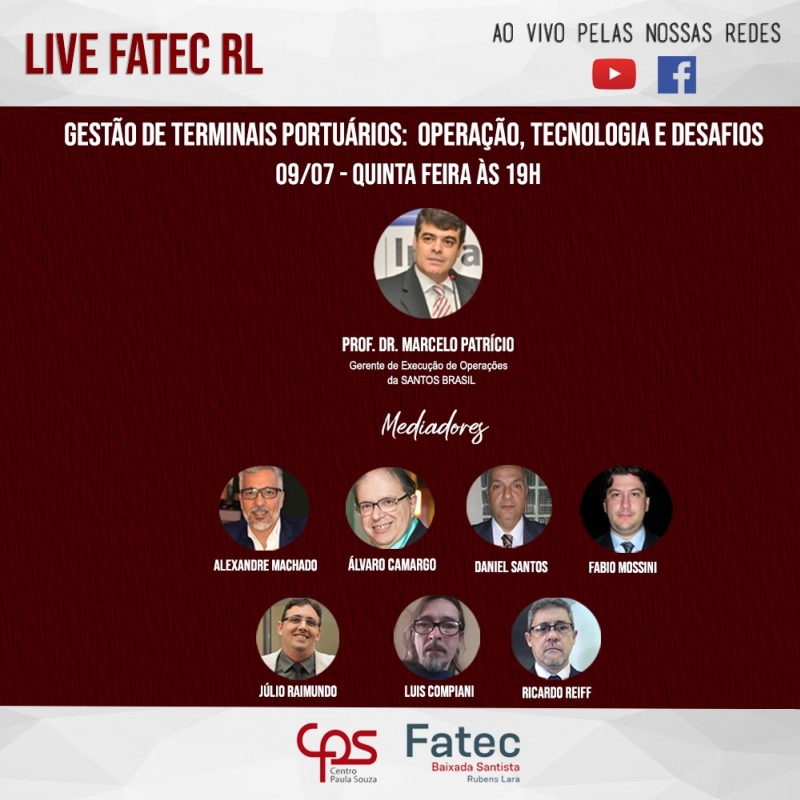 Webinar 09/07 às 19h: Gestão de Terminais Portuários: Operação, Tecnologia e Desafio