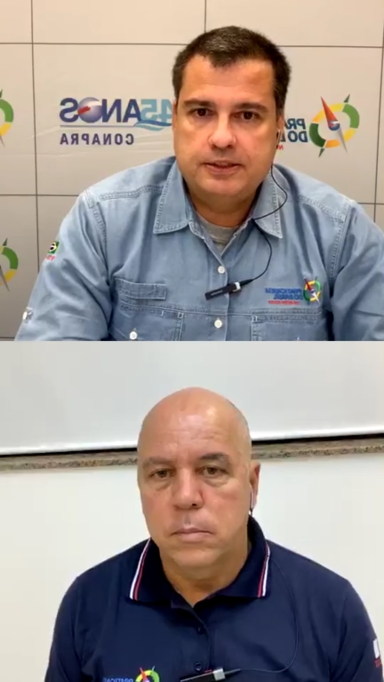 Apenas 5% dos práticos foram infectados pelo coronavírus
