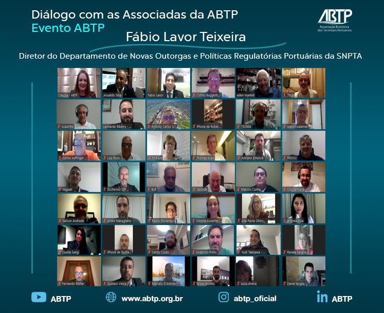 Fábio Lavor debate sobre as perspectivas do setor portuário no Diálogo com as Associadas da ABTP