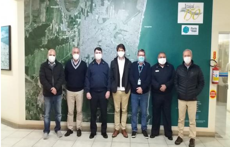 Novo Delegado da Capitania dos Portos de Itajaí visita Superintendência