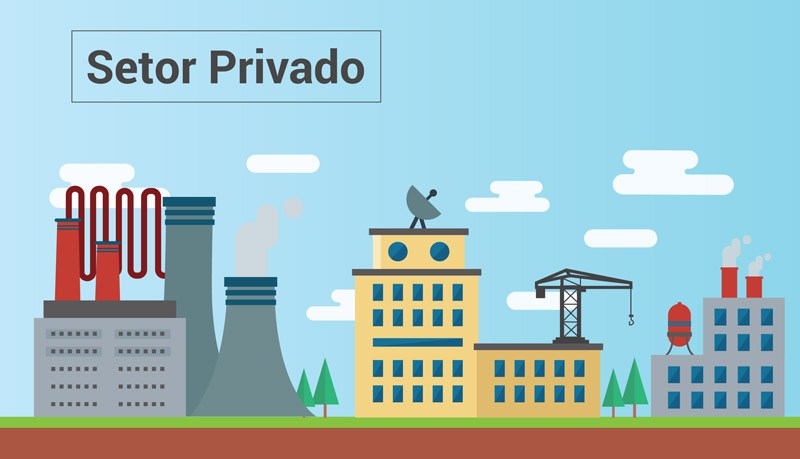 Setor privado já começa a crescer