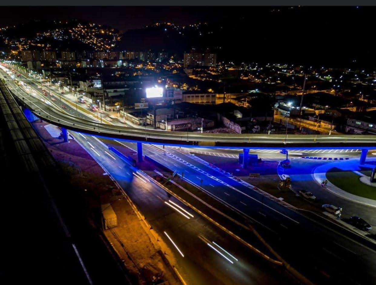 Viaduto em curva e marco na Nova Entrada de Santos serão inaugurados com transmissão pela internet