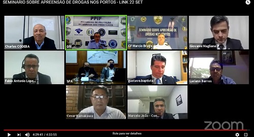CODEBA apresenta medidas de segurança no Seminário sobre Apreensão de Drogas nos Portos