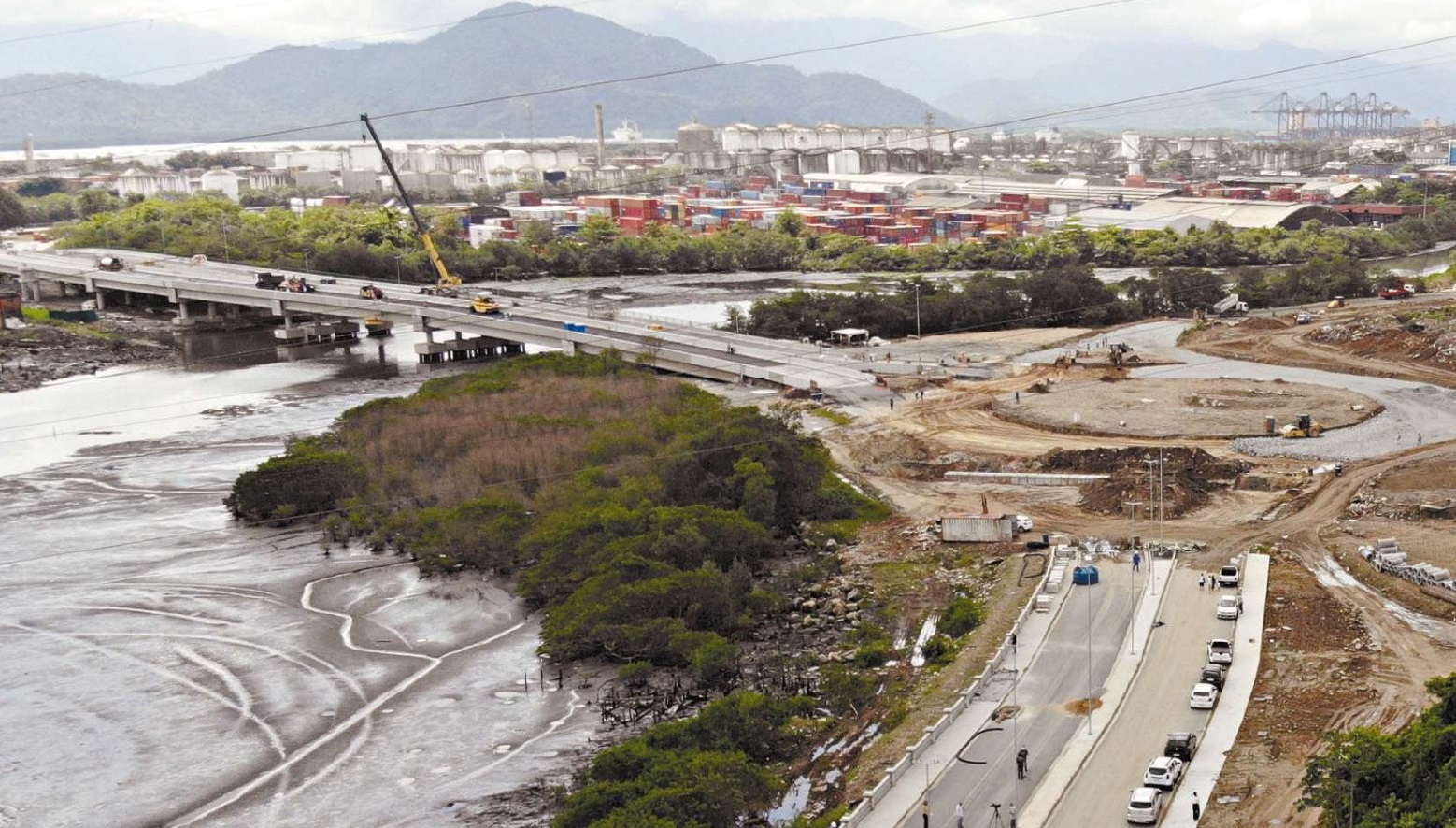 Novo acesso da ZN à Anchieta em fase final