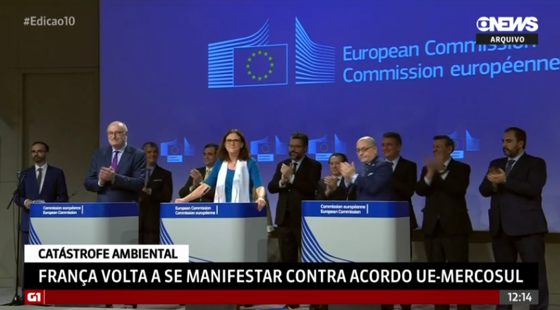 União Europeia quer 'compromisso claro' do Mercosul sobre desenvolvimento sustentável