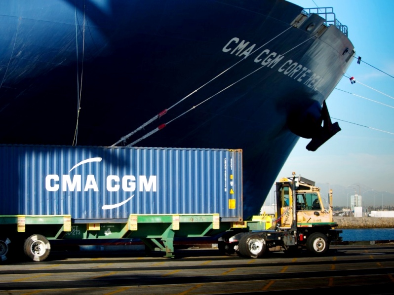 CMA CGM espera que a logística interna forneça 50% de seus lucros em cinco anos