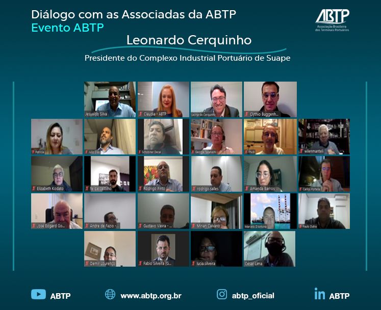 Leonardo Cerquinho comenta sobre o porto de Suape como polo de distribuição no Diálogo com as Associadas da ABTP