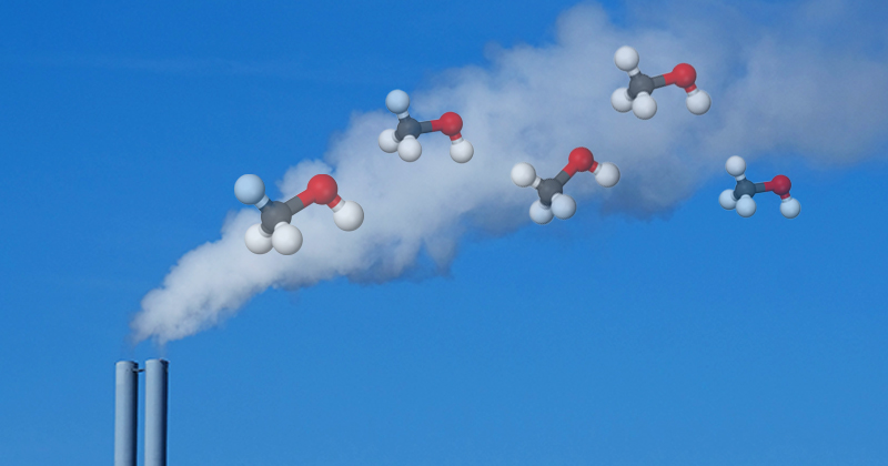 Pesquisadores desenvolvem novo processo para converter gás carbônico em metanol