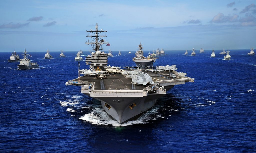 Marinha dos EUA precisará de 500 navios para combater a China