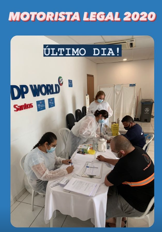 DP World Santos realiza 7ª edição do Programa Motorista Legal com serviços gratuitos para caminhoneiros