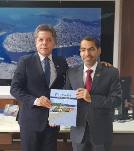 Diretores da ANTAQ recebem embaixador dos Emirados Árabes Unidos