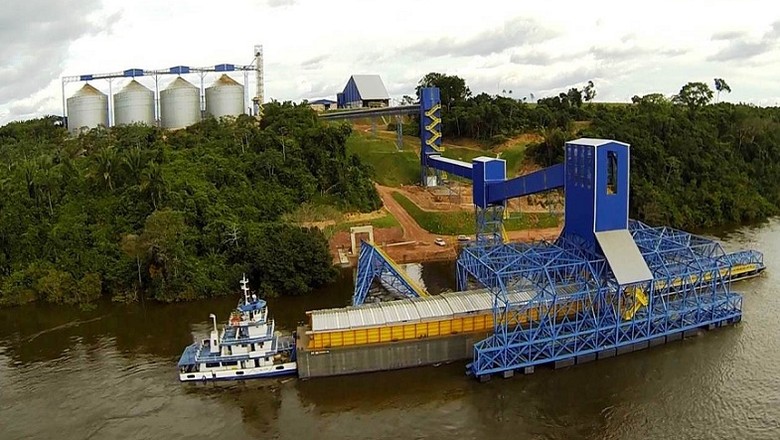 Arco Norte é ponto de embarque de 30% da produção de soja e milho