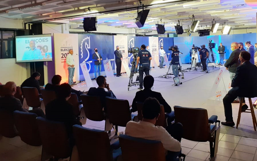 Eleições 2020: Santa Cecília TV promoveu primeiro debate entre candidatos à Prefeitura de Santos