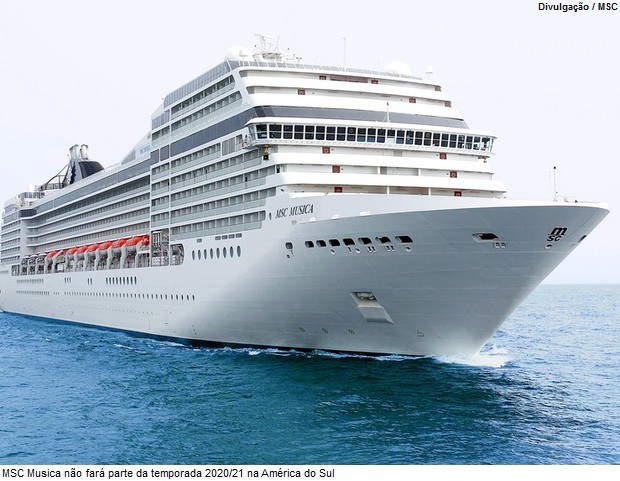 MSC Cruzeiros cancela temporada de Musica e Sinfonia na América do Sul