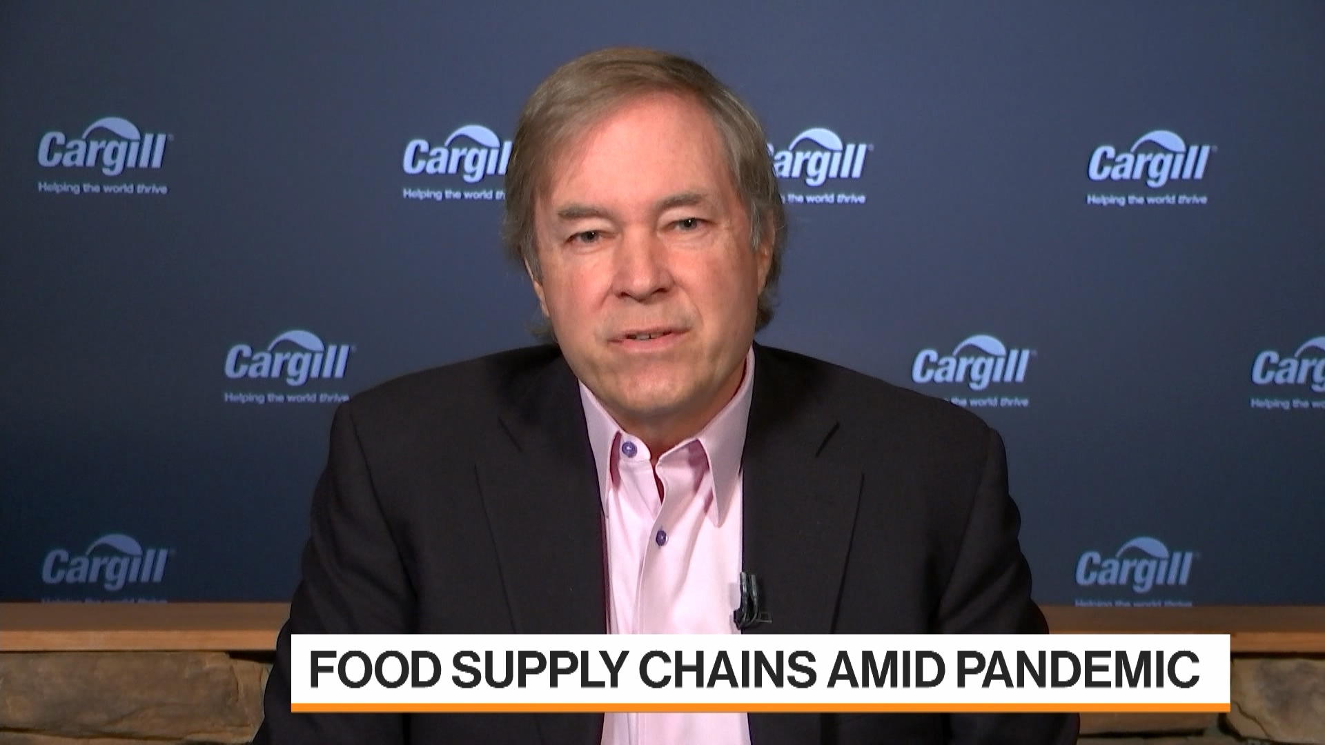 CEO da Cargill na cadeia de suprimentos de alimentos em meio à pandemia de Covid-19
