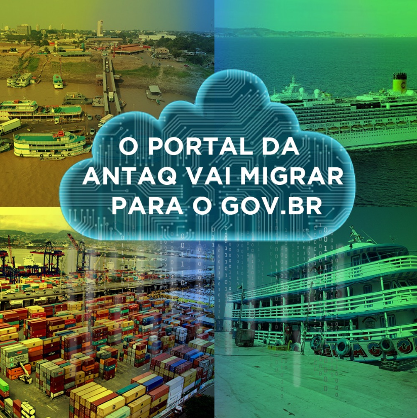 Portal da ANTAQ vai migrar para o GOV.BR