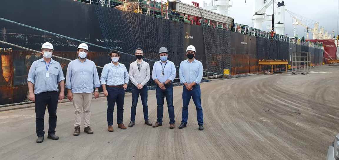 Cabotagem e infraestrutura são temas de reunião entre Porto de Antonina e diretoria do Porto de Santos