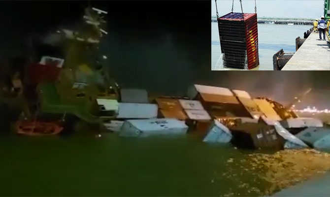 Navio porta-contêineres virá em terminal na Indonésia