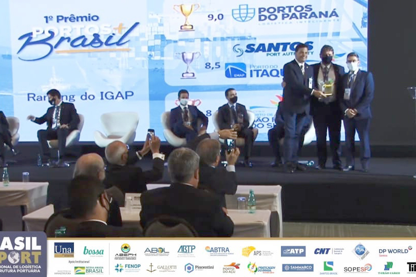 Portos do Paraná lidera premiação de melhores do Brasil