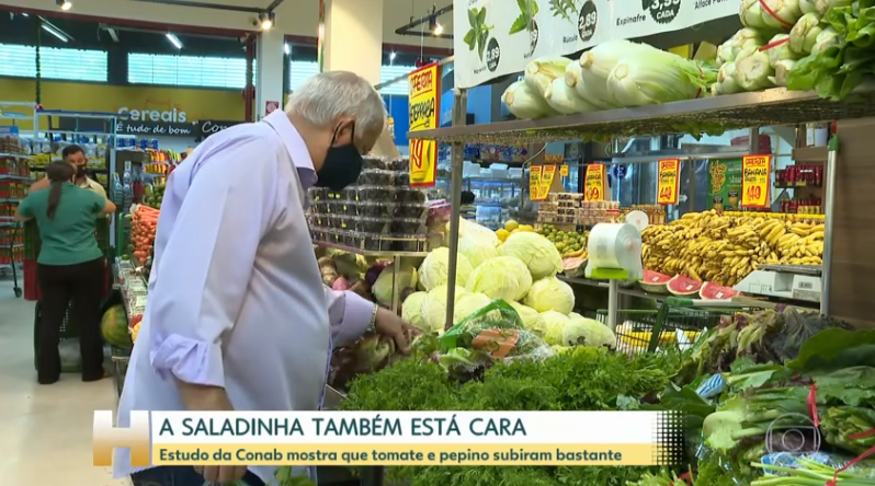 Preço de itens da salada do brasileiro dispara e alta deve permanecer até o fim do ano, diz governo