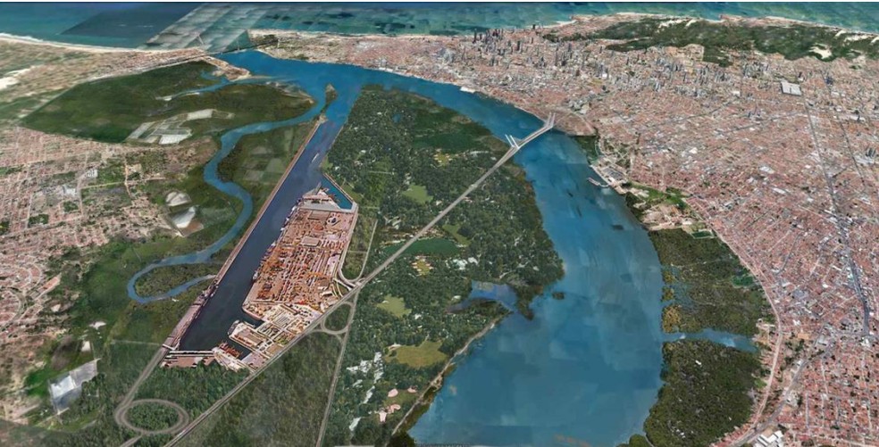 Proposta entregue ao Ministério da Infraestrutura prevê investimento de R$ 3,6 bilhões para novo porto em Natal