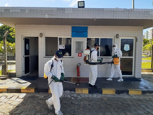 Porto de Ilhéus fecha 2020 com desinfecção contra Coronavírus