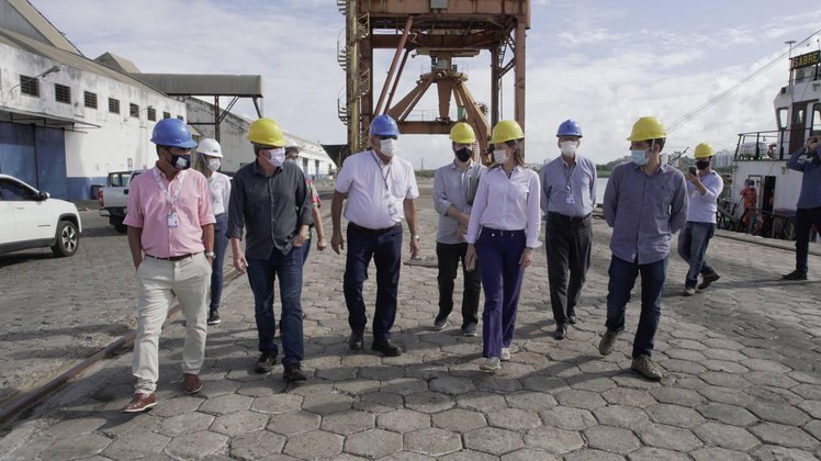 Na Bahia, representantes do Governo Federal visitam FIOL, Porto Sul e Porto de Ilhéus
