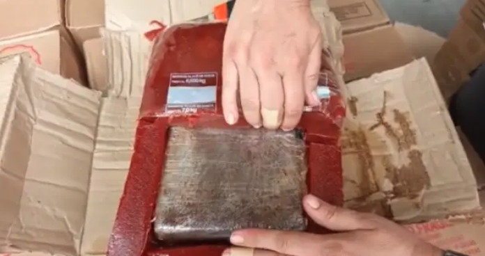 Em 1ª apreensão do ano no Porto de Santos, Receita intercepta cocaína em carga de goiabada