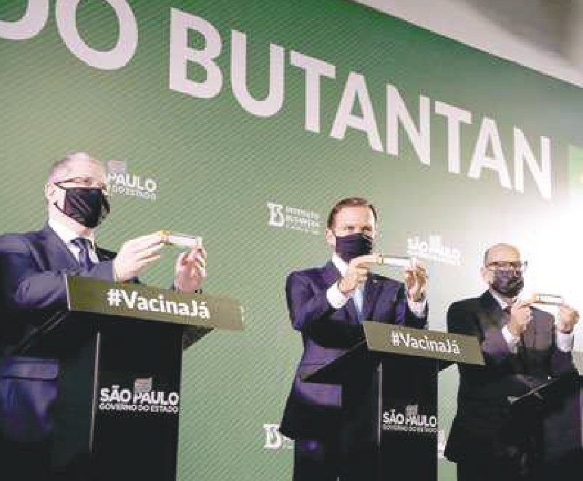 CoronaVac tem entre 78% e 100% de eficácia, diz Governo