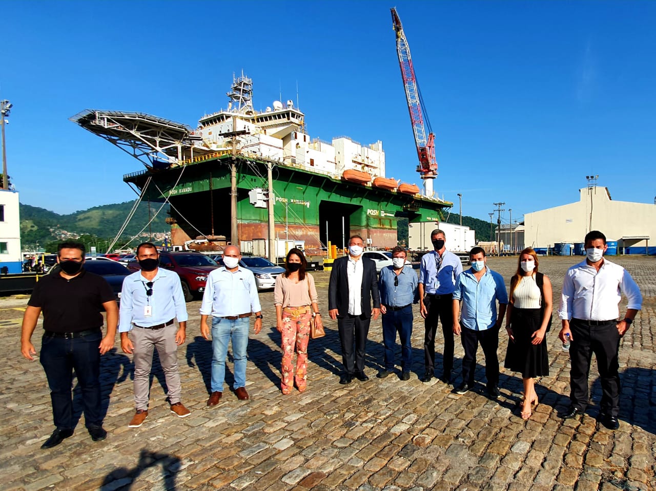 Renovação do arrendamento do terminal do Porto de Angra dos Reis é tratada em visita técnica da Secretaria de Portos