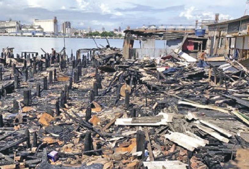 Incêndio: prefeito reivindica apoio da Autoridade Portuária