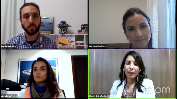 Gabriela Costa fala sobre demurrage durante webinar promovido em homenagem ao Dia da Mulher
