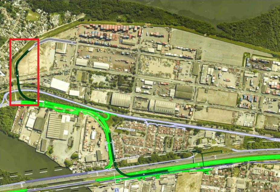 Santos estuda proposta de novo viaduto de acesso ao porto