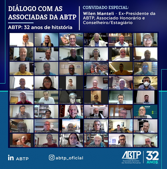 ABTP completa 32 anos e celebra a história dos que lutam pelo desenvolvimento portuário