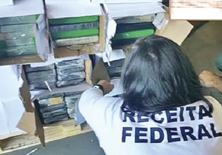 Alfândega evita envio de 354 quilos de cocaína à Europa