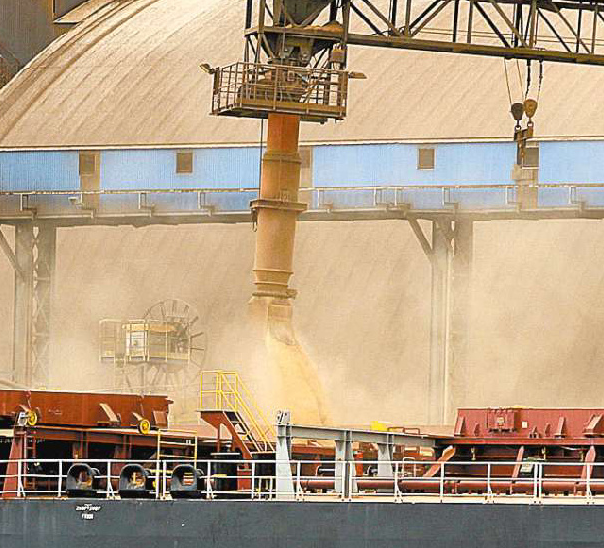 Soja leva Porto de Santos a bater recorde